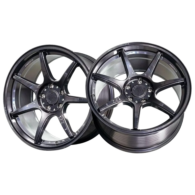 1 X Anovia Kano 18X8.5 5x100 0 Hub 35 Offset Gray Wheel Rim | eBay